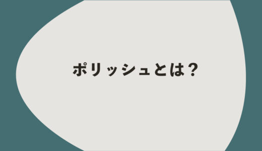 ポリッシュとは？5つの主な種類